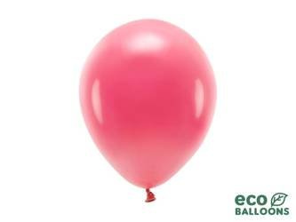 Balony Eco 26cm pastelowe, jasny czerwony (1 op. / 10 szt.)