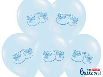 Balony 30cm, Bucik, Pastel Baby Blue (1 op. / 50 szt.)