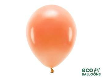 Balony Eco 30cm pastelowe, pomarańczowy (1 op. / 100 szt.)