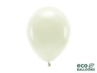 Balony Eco 26cm pastelowe, kremowy (1 op. / 10 szt.)