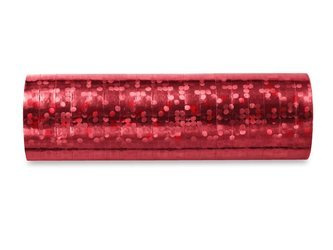 Serpentyny holograficzne, czerwony, 3,8m (1 op. / 18 szt.)