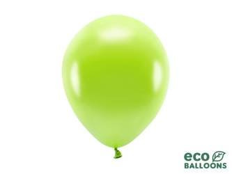 Balony Eco 26cm metalizowane, zielone jabłuszko (1 op. / 100 szt.)