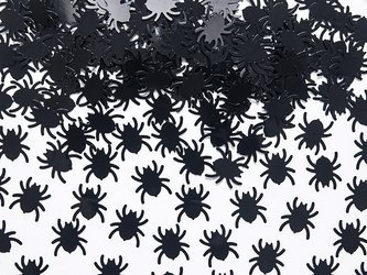 Konfetti Pająki, czarny, 1,2 x 1,2cm, 15g