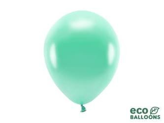 Balony Eco 26cm metalizowane, ciemna mięta (1 op. / 10 szt.)