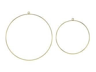 Metalowe zawieszki dekoracyjne Koła, mix (1 op. / 2 szt.)