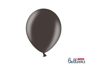 Balony Strong 27cm, Metallic Black (1 op. / 50 szt.)