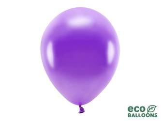 Balony Eco 30cm metalizowane, fiolet (1 op. / 100 szt.)