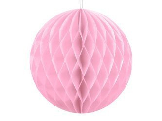 Kula bibułowa, j. różowy, 10cm