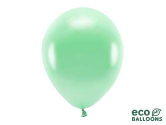 Balony Eco 30cm metalizowane, mięta (1 op. / 100 szt.)