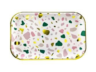 Talerzyki, mix, 22x13,5cm (1 op. / 6 szt.)