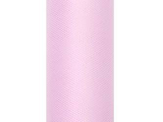 Tiul gładki, j. róż, 0,15 x 9m (1 szt. / 9 mb.)