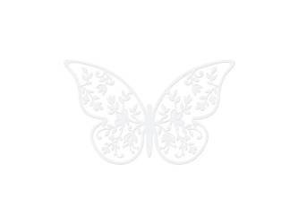 Dekoracje papierowe Motyl, 6,5 x 4cm (1 op. / 10 szt.)