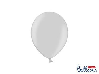 Balony Strong 23cm, Metallic Silver Snow (1 op. / 100 szt.)