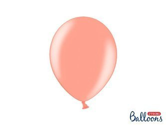 Balony Strong 27cm, Metallic Rose Gold (1 op. / 50 szt.)