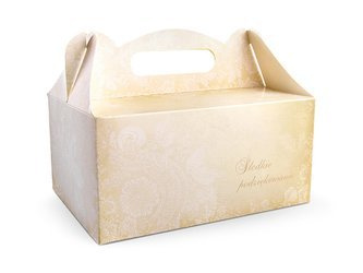 Ozdobne pudełka na ciasto (1 op. / 10 szt.)