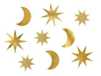 Dekoracje papierowe Let's Celebrate (1 op. / 9 szt.)