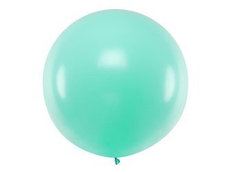 Balon okrągły 1m, Pastel Light Mint