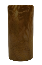 Świeca pieńkowa ozdobna mozaika jasnobrązowa