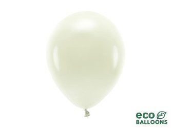 Balony Eco 26cm pastelowe, kremowy (1 op. / 100 szt.)