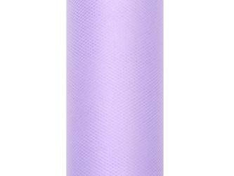 Tiul gładki, liliowy, 0,15 x 9m (1 szt. / 9 mb.)