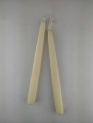 Świeca Szpic Kremowa 25 cm