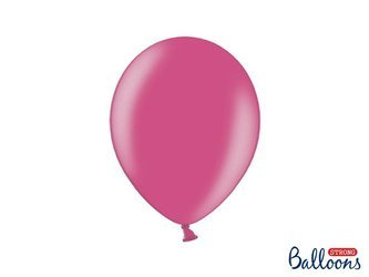 Balony Strong 27cm, Metallic Hot Pink (1 op. / 100 szt.)