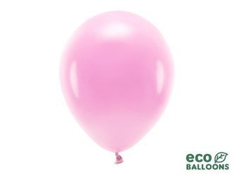 Balony Eco 30cm pastelowe, różowy (1 op. / 10 szt.)