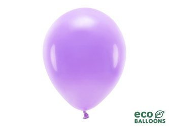 Balony Eco 30cm pastelowe, lawenda (1 op. / 10 szt.)