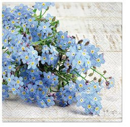 Serwetki Lunch "Niezapominajki" 33x33cm