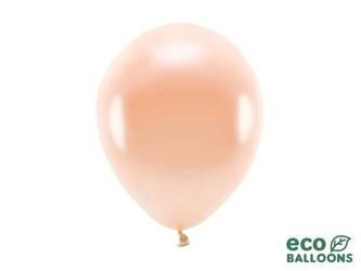 Balony Eco 26cm metalizowane, brzoskwinia (1 op. / 10 szt.)