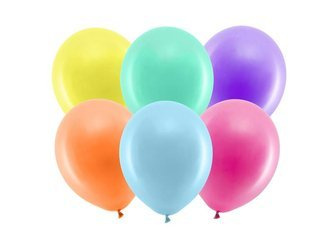 Balony Rainbow 23cm pastelowe, mix (1 op. / 100 szt.)