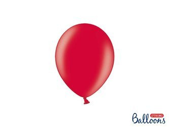 Balony Strong 12cm, Metallic Poppy Red (1 op. / 100 szt.)