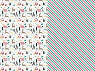Papier do pakowania Merry Xmas, mix, 70x200cm (1 op. / 2 szt.)