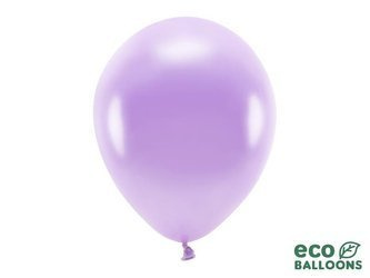 Balony Eco 30cm metalizowane, lawenda (1 op. / 10 szt.)