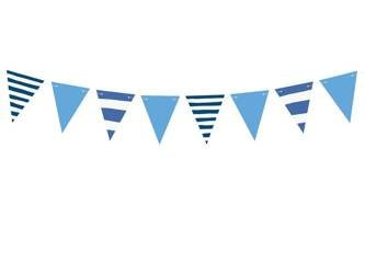 Girlanda Ahoy - Flagietki, 1,3m
