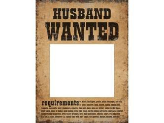 Tabliczki Husband Wanted i Wife Wanted (1 op. / 2 szt.)