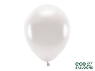 Balony Eco 30cm metalizowane, perłowy (1 op. / 100 szt.)