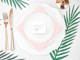 Pudełeczka Thank you, biały, 6x3,5x5,5cm (1 op. / 10 szt.)