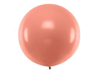 Balon okrągły 1m, Metallic Rose Gold
