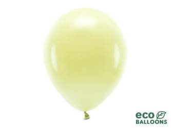 Balony Eco 30cm pastelowe, jasny żółty (1 op. / 100 szt.)