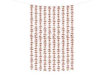 Girlanda na tło - Kwiatki, różowe złoto, 100x210cm