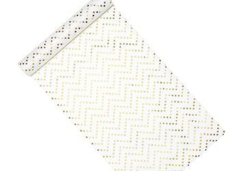 Flizelina dekoracyjna - Gwiazdki, złoty, 0,36x9m