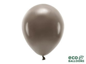 Balony Eco 30cm pastelowe, brązowy (1 op. / 100 szt.)