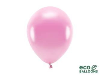 Balony Eco 26cm metalizowane, różowy (1 op. / 100 szt.)