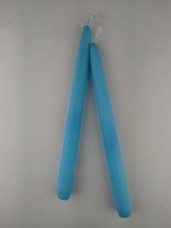 Świeca Szpic Błękitna 25 cm