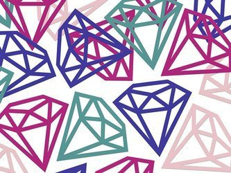 Konfetti Diamenty, mix (1 op. / 12 szt.)