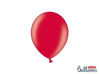 Balony Strong 23cm, Metallic Poppy Red (1 op. / 100 szt.)