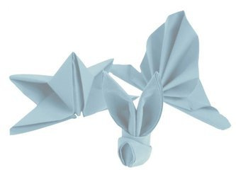 Serwetki Airlaid Błękitne 40x40 cm