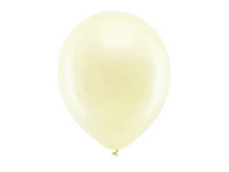 Balony Rainbow 30cm metalizowane, kremowy (1 op. / 100 szt.)