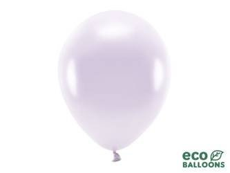 Balony Eco 30cm metalizowane, liliowy (1 op. / 10 szt.)